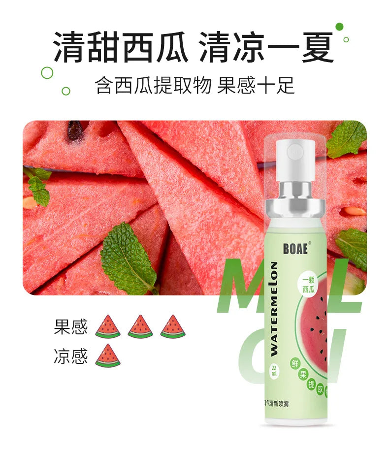 Oral Freshening Spray Natural Fruity Flavor Oral Care Spray Portable Long-lasting Remove Oral Odor for Smoker Освежитель Для Рта