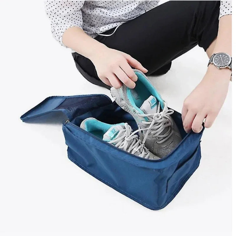 Portable Shoe Bags Travel Holds Multifunction Waterproof Folding Storage High Capacity Shoe Pouch Organizer