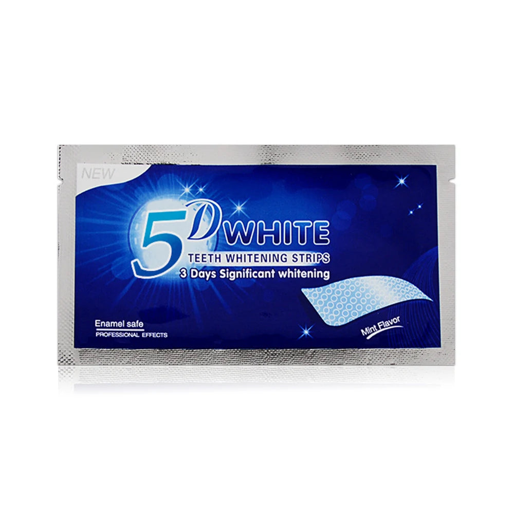 5D Whitening Teeth Stickers White Teeth Gel Teeth Whitening Strips Clean Teeth Yellow Smoke Stains Tea Stains Oral Hygiene Care