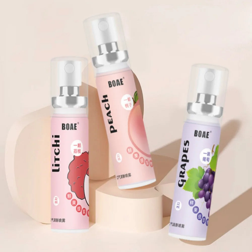 Oral Freshening Spray Natural Fruity Flavor Oral Care Spray Portable Long-lasting Remove Oral Odor for Smoker Освежитель Для Рта