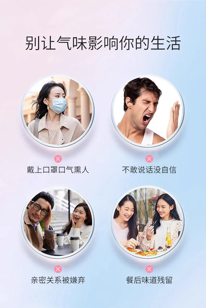 Oral Freshening Spray Natural Fruity Flavor Oral Care Spray Portable Long-lasting Remove Oral Odor for Smoker Освежитель Для Рта