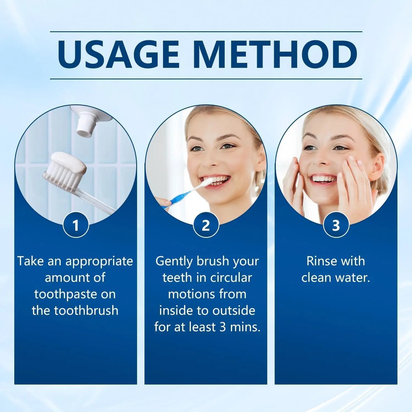120g Whitening Toothpaste Hydroxyapatite Protect Gum Health Remove Plaque Stains Fresh Bad Breath Deep Clean Brightening Tooth