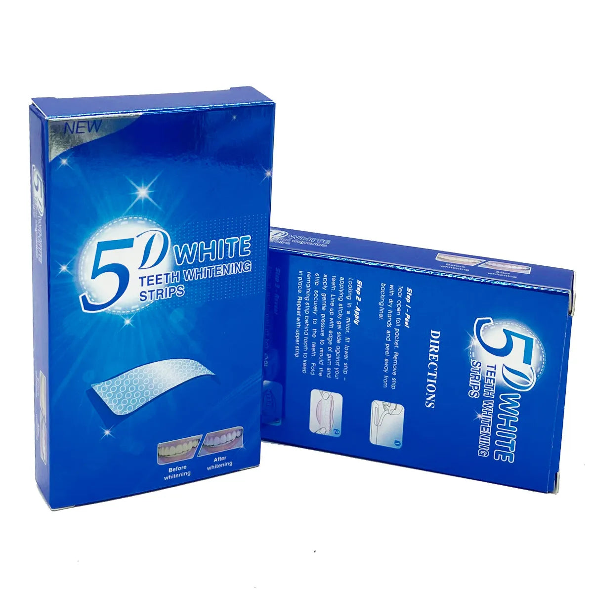 5D Whitening Teeth Stickers White Teeth Gel Teeth Whitening Strips Clean Teeth Yellow Smoke Stains Tea Stains Oral Hygiene Care