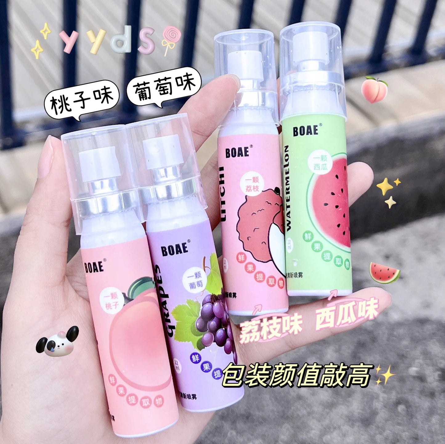 Oral Freshening Spray Natural Fruity Flavor Oral Care Spray Portable Long-lasting Remove Oral Odor for Smoker Освежитель Для Рта