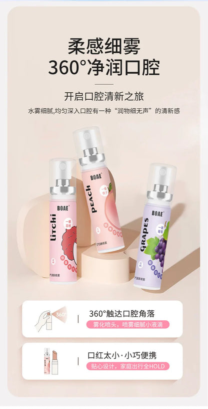 Oral Freshening Spray Natural Fruity Flavor Oral Care Spray Portable Long-lasting Remove Oral Odor for Smoker Освежитель Для Рта