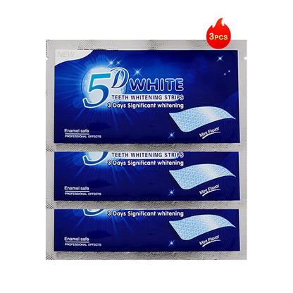 5D Whitening Teeth Stickers White Teeth Gel Teeth Whitening Strips Clean Teeth Yellow Smoke Stains Tea Stains Oral Hygiene Care